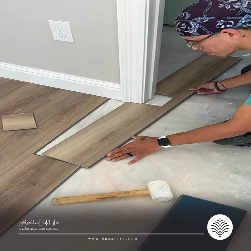 تركيب باركيه فوق السيراميك دبي