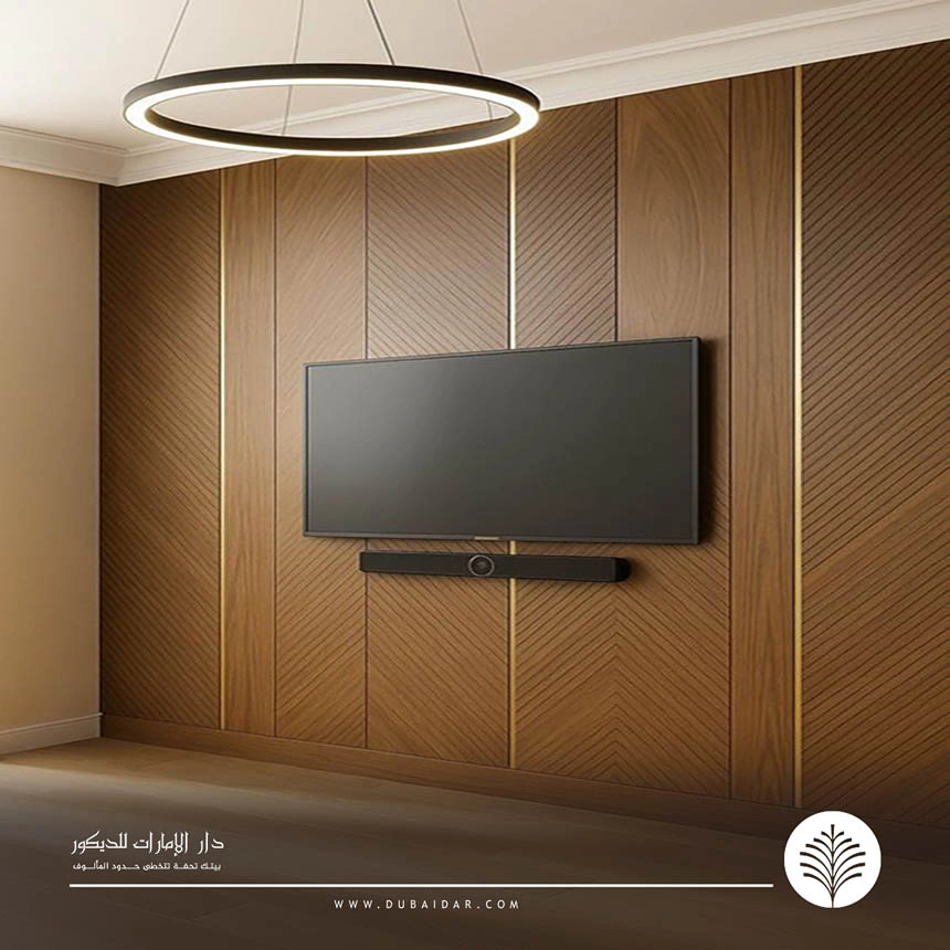 ديكور شاشة جداري دبي