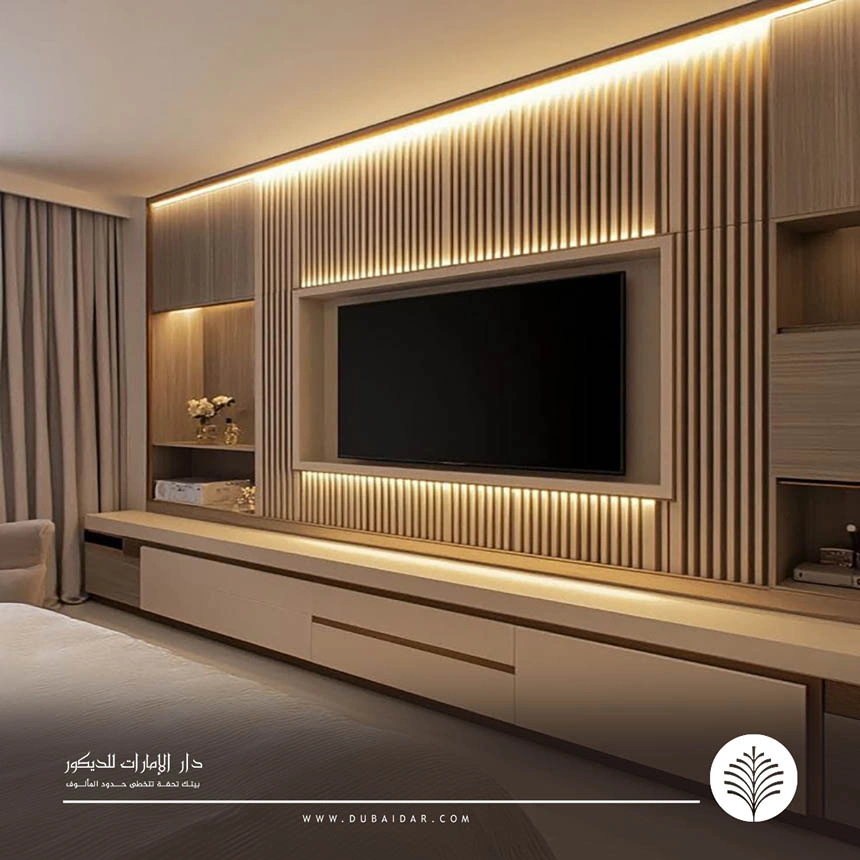 ديكور شاشات تلفزيون الإمارات