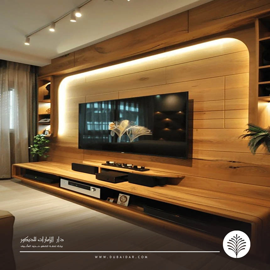 ديكور شاشة جداري دبي