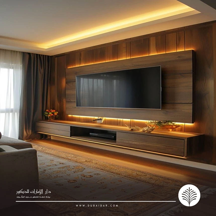 ديكور شاشات تلفزيون الإمارات