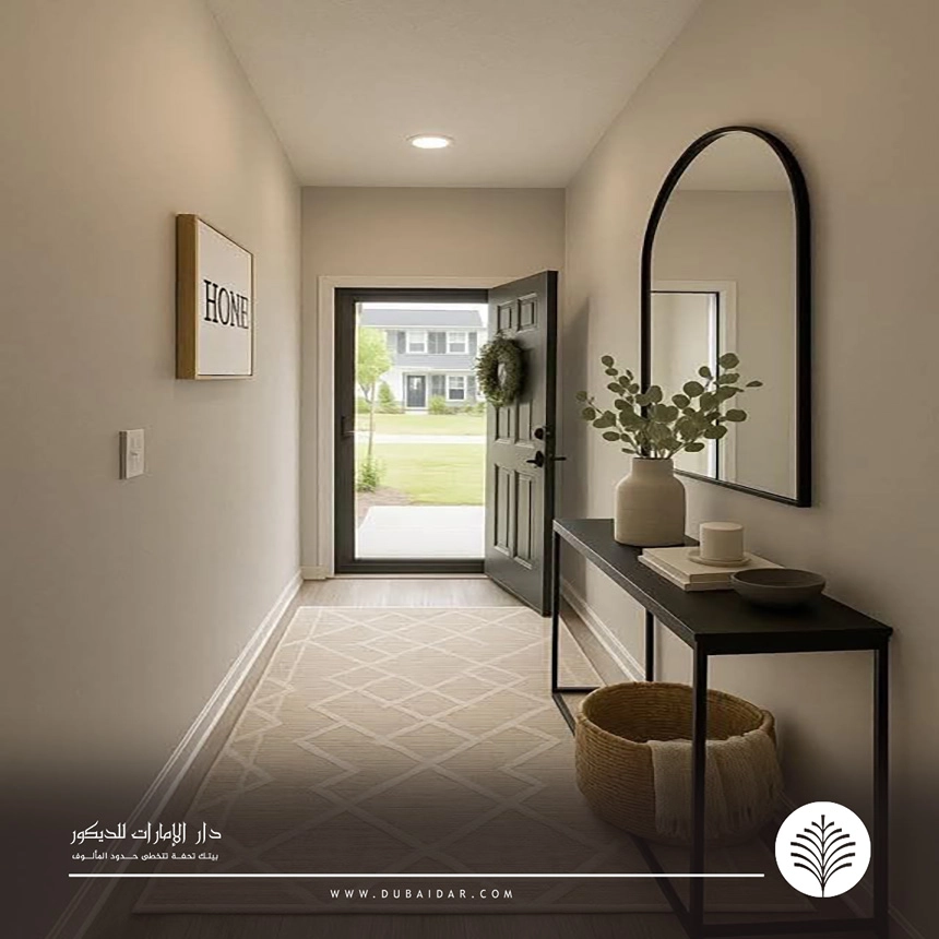 ديكور مداخل مع مرايا الإمارات