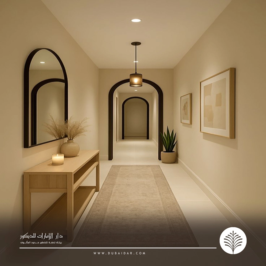 ديكور مداخل مع مرايا الإمارات