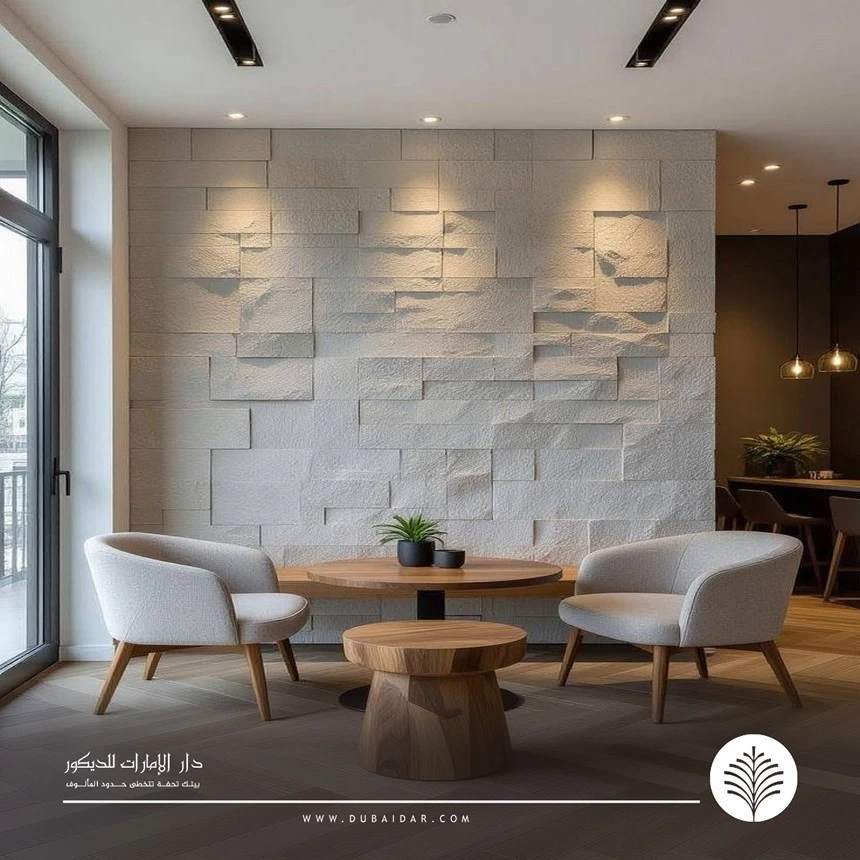 ديكور بديل الحجر للصالات الإمارات