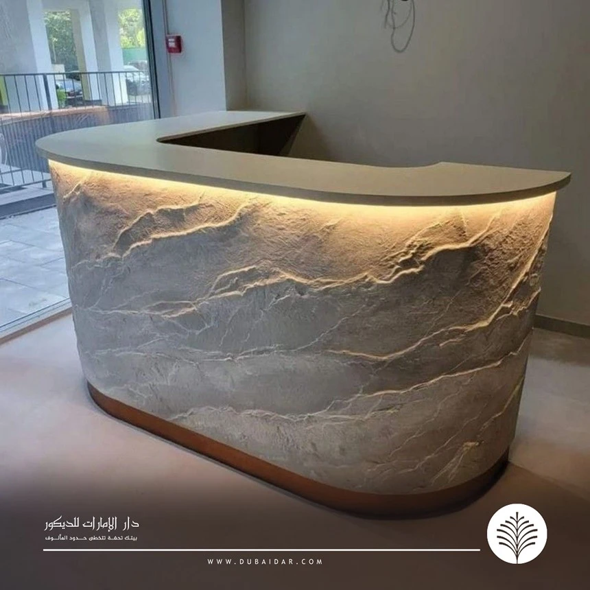ديكور بديل حجر مودرن في دبي