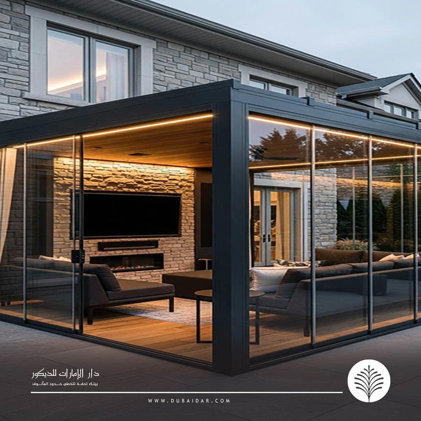 تفصيل غرف زجاجية الإمارات