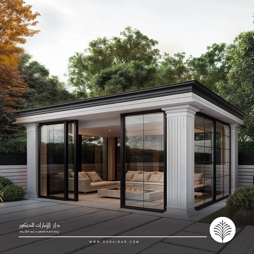 بناء غرف زجاجيه دبي