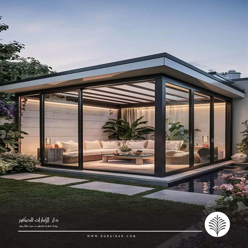 تكلفة بناء غرفة زجاجية الإمارات