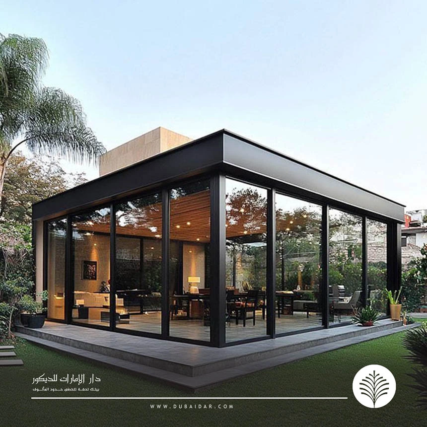غرف زجاج للفلل الإمارات