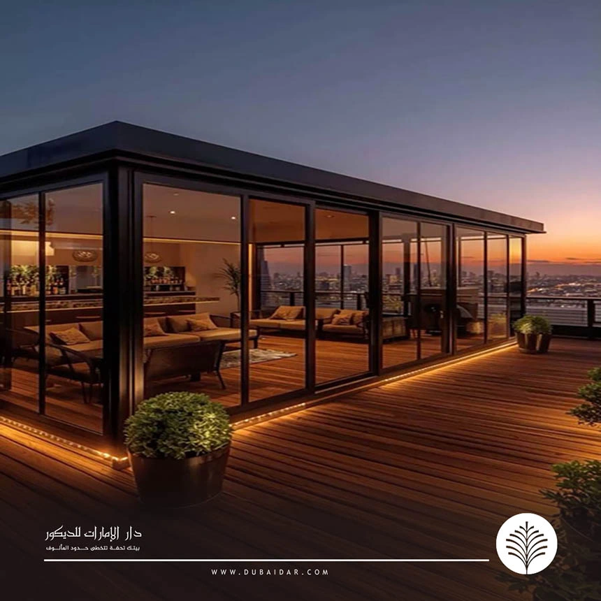 تكلفة بناء غرفة زجاجية الإمارات