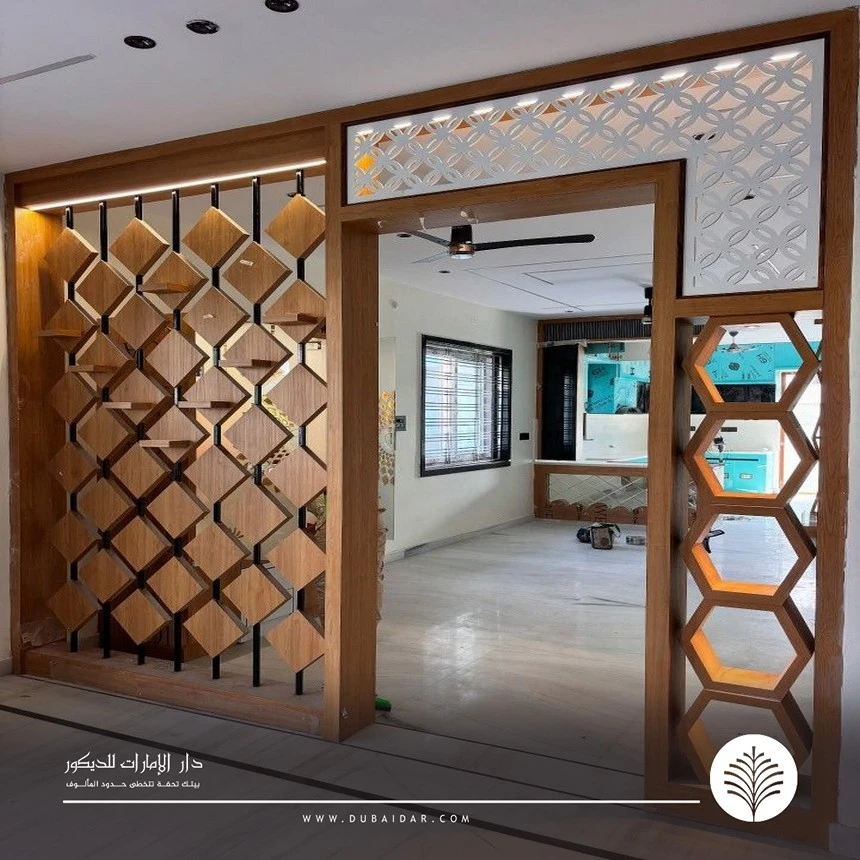 ديكورات فواصل بين الصالات بدبي