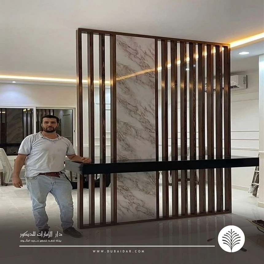 ديكورات فواصل بين الصالات بدبي